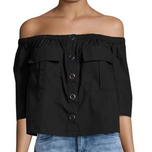 Free People “Head Over Heals” Off-the-Shoulder Top
